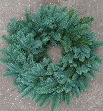 Fresh Pine Christmas Wreath Door Decoration Handmade Festive Garland Home Decor