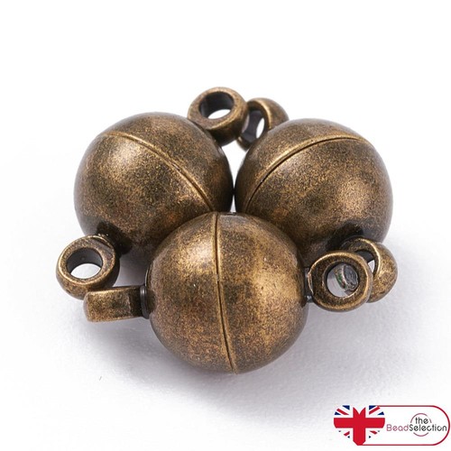 Magnetic clasps round ball - magnetic,