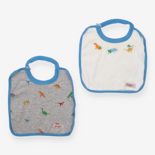 Cath kidston dinosaur bibs 2pc - dinosaur,