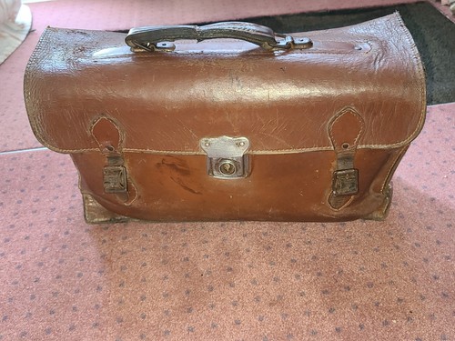 Vintage leather briefcase - vintage,