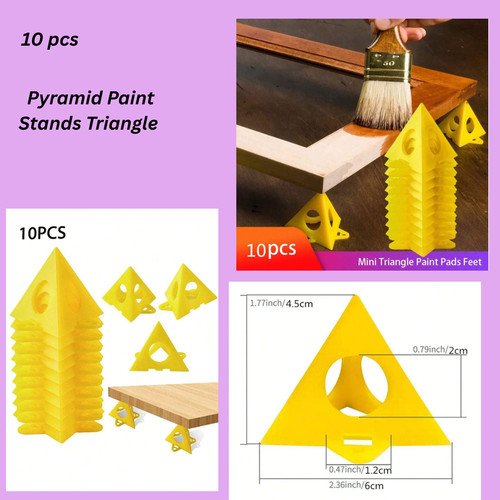 Pyramid paint stands triangle - pyramid,