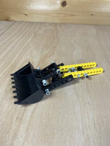 Black lego technic - black, excavator