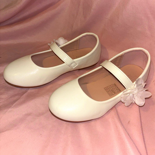 Girls white mary jane shoes - white,