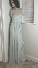Light Mint Green Jenny Packham Size 10 / 12 Wedding Dress Special Occasion New