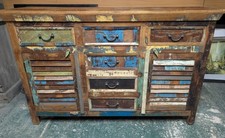 Shabby chic wooden chest of