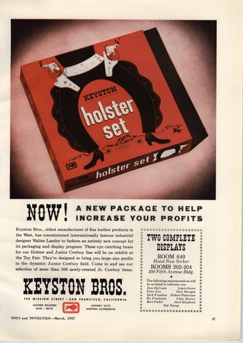 1957 paper keyston bros - ad,