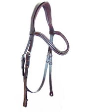 Anatomical Headpiece FSS FREEWAY MonoCrown CUT BACK AWAY EAR HACKAMORE 2 STRAP