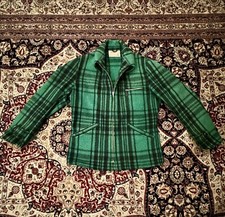 Green Plaid Vintage Wool
