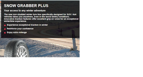 General tyres snow grabber - general,