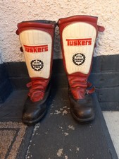 Vintage Motorcycle Tuskers Grand Prix Boots Mens Size 7