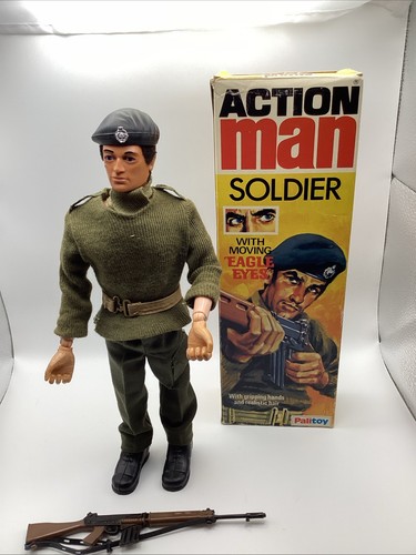 Vintage action man soldier - vintage,