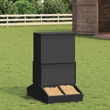 Pig Feeder Black 82 x 51 x