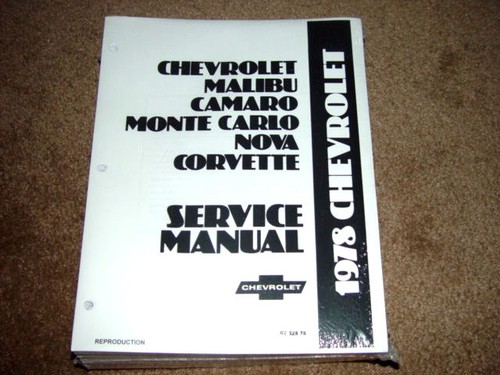 1978 corvette factory - corvette,