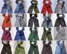 Silk Cravats. Short & slim