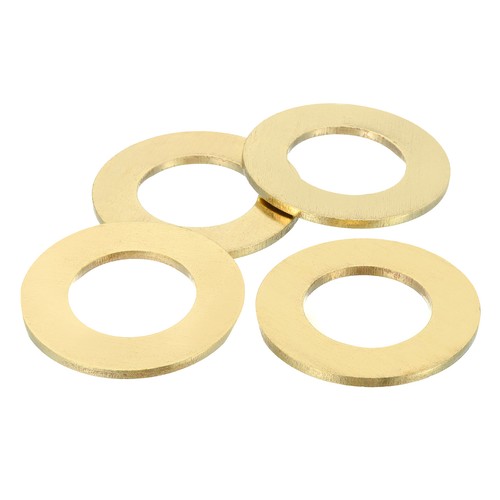 4pcs brass flat washer m30 - brass,