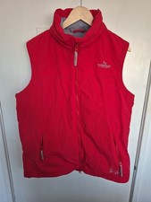 Horseware Ireland Women's Red Gilet Equestrian Size Large Preowned