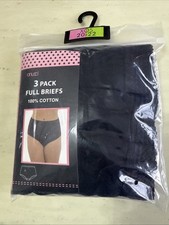 3 Pack Full Briefs Size 20 to