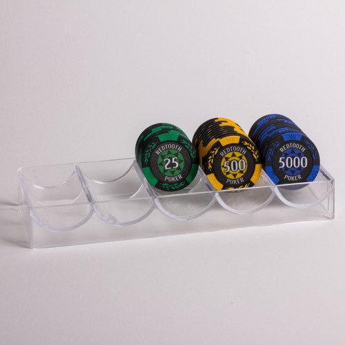 Clear plastic chip tray - plastic,