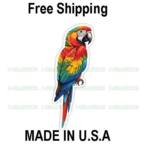 Macaw parrot bird - bird, vinyl