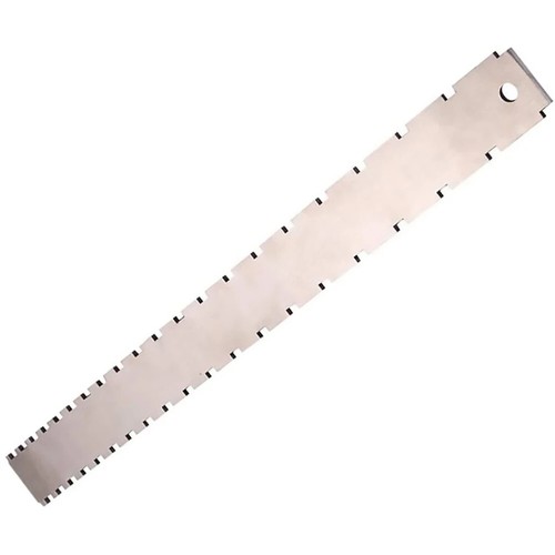 Guitar notched straight edge - notched,