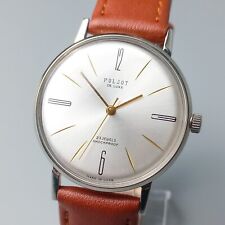 NOS Poljot De LUXE Ultra Slim 2209 Vintage Soviet Men's Wristwatch 23 Jewels
