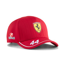 Scuderia Ferrari F1 Team PUMA Lewis Hamilton Baseball Cap Hat 2025 Red Adults