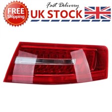 Right Driver Side LED Rear Outer Tail Light Lamp For Audi A6 S6 Saloon 2009-2012