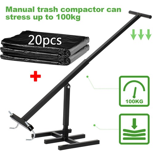 Wheelie bin compactor - bin, manual