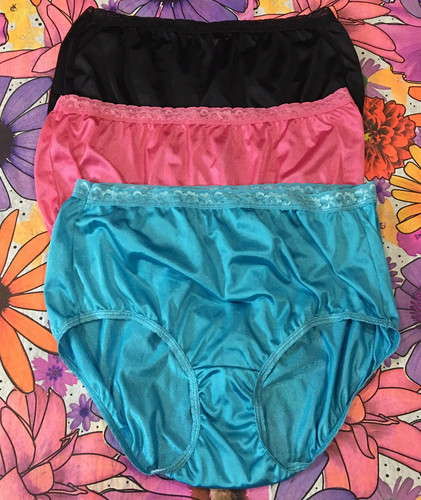 Vtg pink black blue - hi, cut
