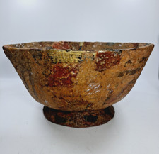 Mixed Media Large Footed Bowl