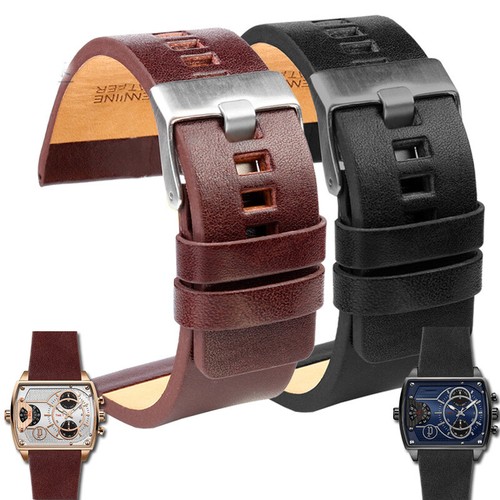 Genuine leather strap watch - strap,