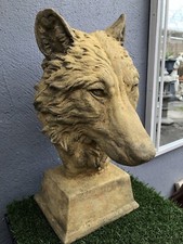 Stone Wolf Bust Head Interior