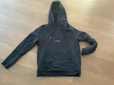 Saint Laurent Classic Archive Logo Hoodie – Men’s Small – Black – Gently Worn