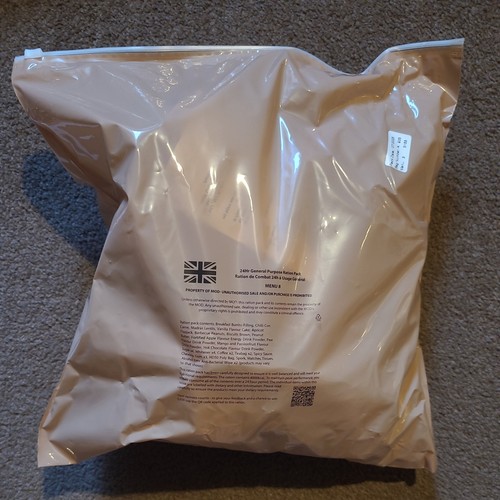 British army 24hr ration - british,
