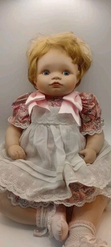 Vintage porcelain doll - porcelain,