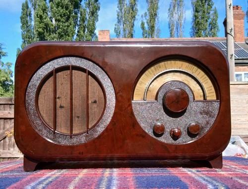 Ekco type ac85 bakelite - ekco, valve