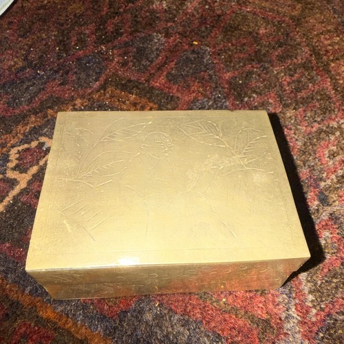 Brass box match - holder, or