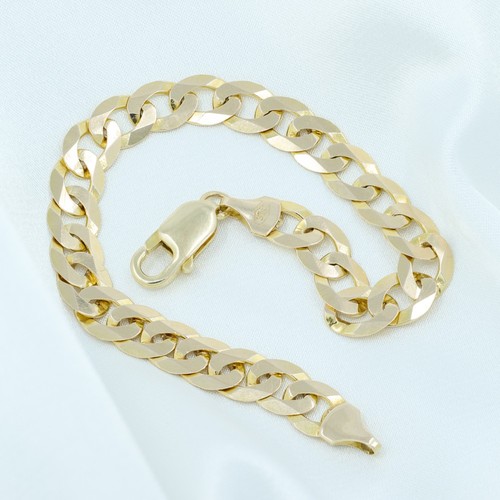 9ct 375 yellow gold solid - gold, curb