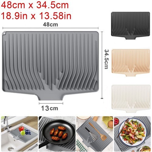 Silicone kitchen sink - sink, drying