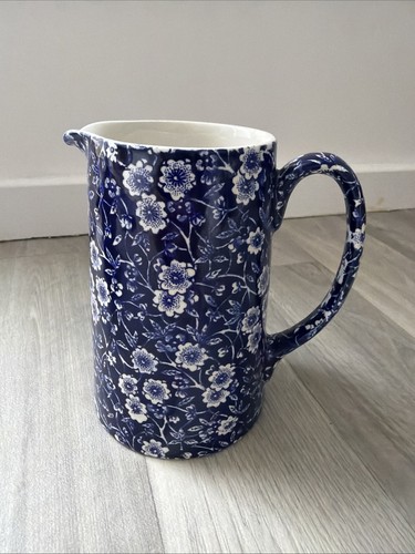 Burleigh blue calico pattern - burleigh,