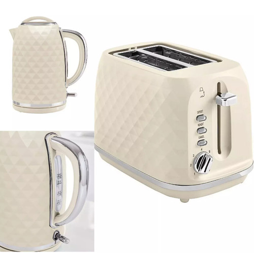 Cream textured slice - cream,
