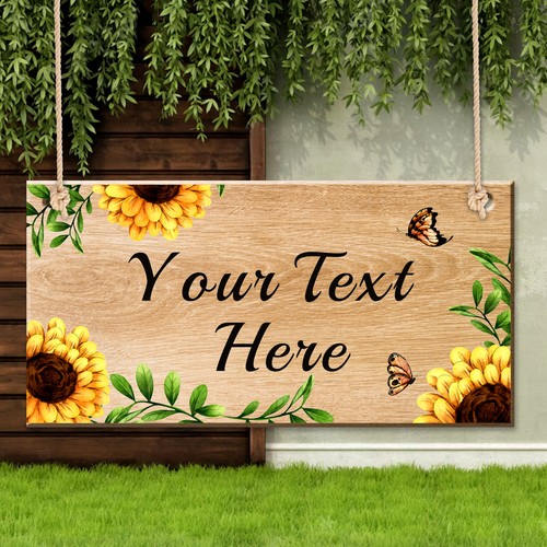Personalised garden sign - garden,