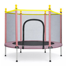 5FT Kid Trampoline With Safety