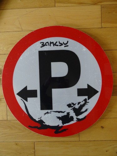 Banksy painting original - painting, on