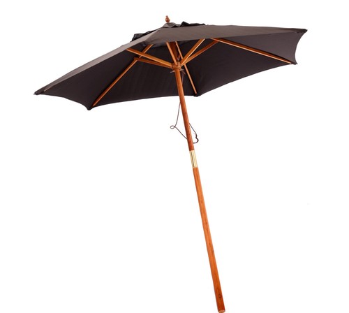 Wooden garden parasol - 2.1m,
