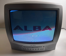 Retro Vintage Alba 14" Gaming TV/DVD Player TVD3406XL NO Remote/Dvd Not Working
