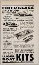 1960 Print Ad Luger Boat Kits