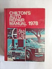 Chilton's Auto Repair Manual