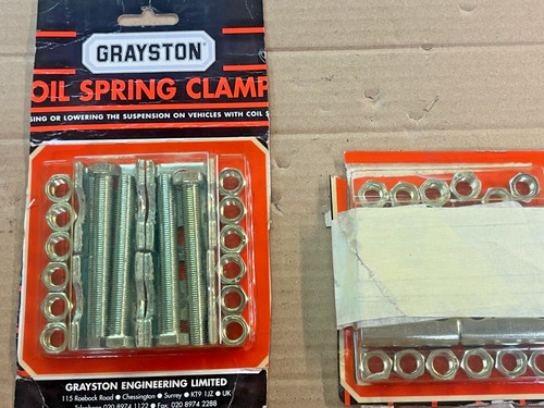 Grayston coil spring - coil, clamps