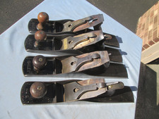 Vtg Lot (4) STANLEY BAILEY ▪️No. 6▪️FORE  PLANES ONE CORRUGATED